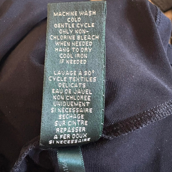 Women's Lauren Ralph Lauren Petites Black Floral Sheath Dress 10P - Picture 12 of 13